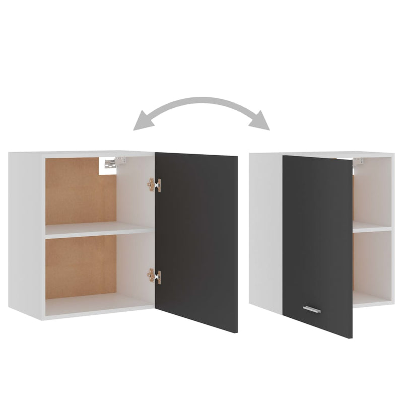 Dealsmate  Hanging Cabinet Grey 50x31x60 cm Engineered Wood