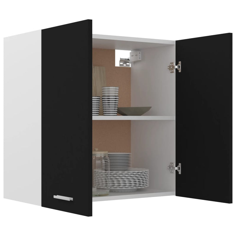 Dealsmate  Hanging Cabinet Black 60x31x60 cm Engineered Wood