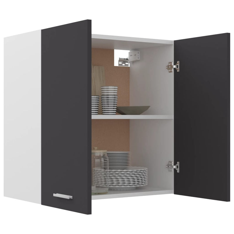 Dealsmate  Hanging Cabinet Grey 60x31x60 cm Engineered Wood