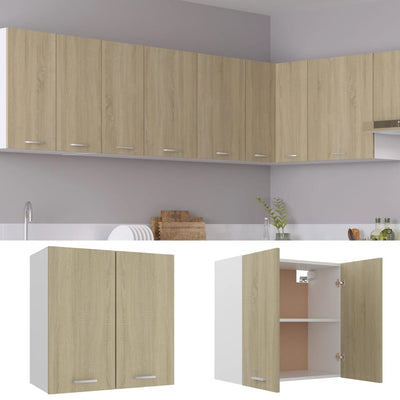Dealsmate  Hanging Cabinet Sonoma Oak 60x31x60 cm Engineered Wood