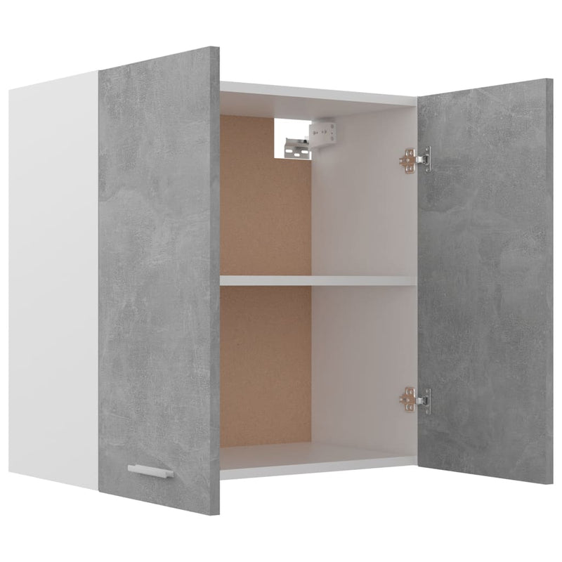 Dealsmate  Hanging Cabinet Concrete Grey 60x31x60 cm Engineered Wood