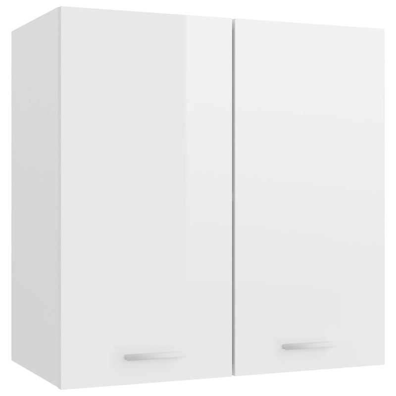 Dealsmate  Hanging Cabinet High Gloss White 60x31x60 cm Engineered Wood