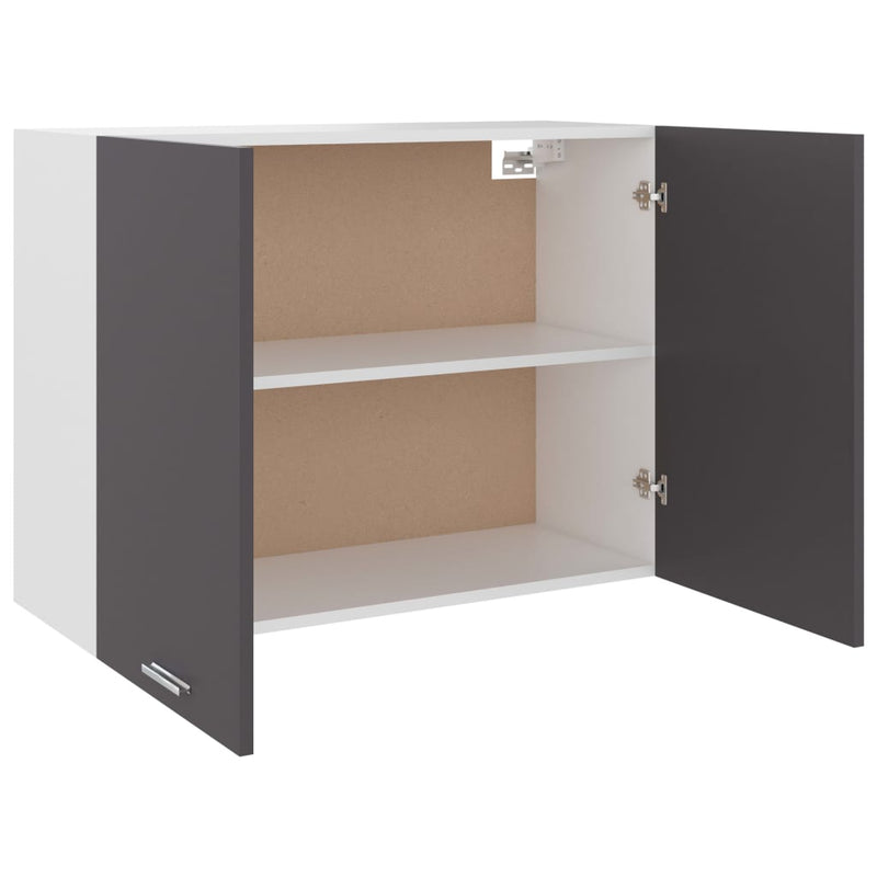 Dealsmate  Hanging Cabinet Grey 80x31x60 cm Engineered Wood