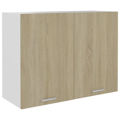 Dealsmate  Hanging Cabinet Sonoma Oak 80x31x60 cm Engineered Wood
