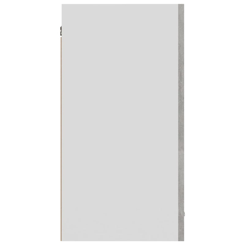Dealsmate  Hanging Cabinet Concrete Grey 80x31x60 cm Engineered Wood