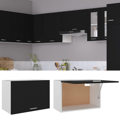 Dealsmate  Hanging Cabinet Black 60x31x40 cm Engineered Wood