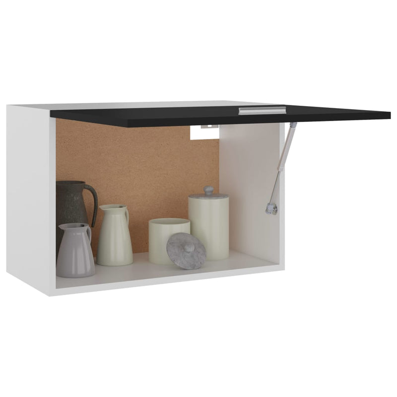 Dealsmate  Hanging Cabinet Black 60x31x40 cm Engineered Wood