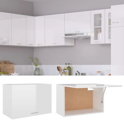 Dealsmate  Hanging Cabinet High Gloss White 60x31x40 cm Engineered Wood