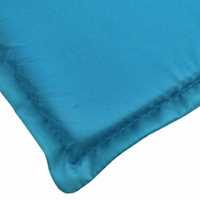 Dealsmate  Sun Lounger Cushion Blue 186x58x3cm Oxford Fabric