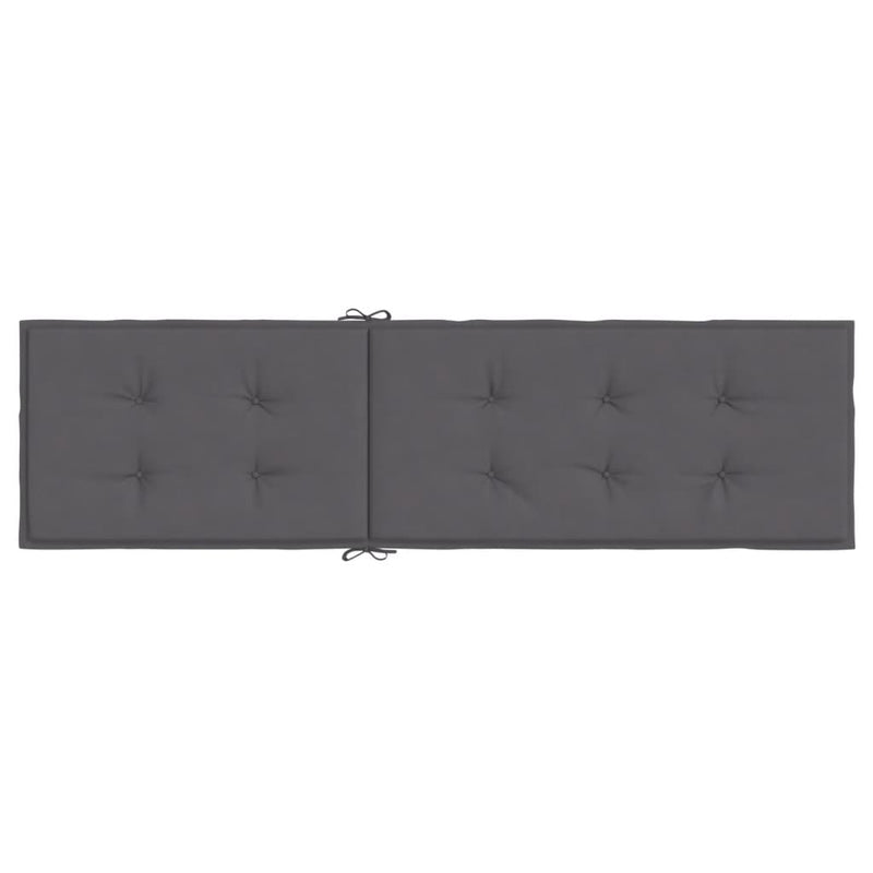 Dealsmate  Deck Chair Cushion Anthracite (75+105)x50x3 cm