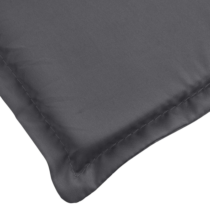 Dealsmate  Sun Lounger Cushion Anthracite 200x70x3cm Oxford Fabric