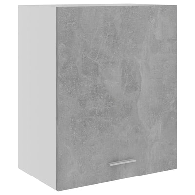 Dealsmate  Hanging Cabinets 2 pcs Concrete Grey 50x31x60 cm Engineered Wood