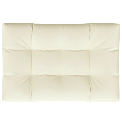 Dealsmate  Pallet Cushion Cream 120x80x12 cm Fabric