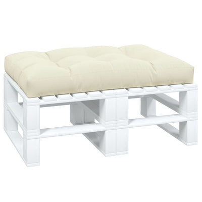 Dealsmate  Pallet Cushion Cream 120x80x12 cm Fabric