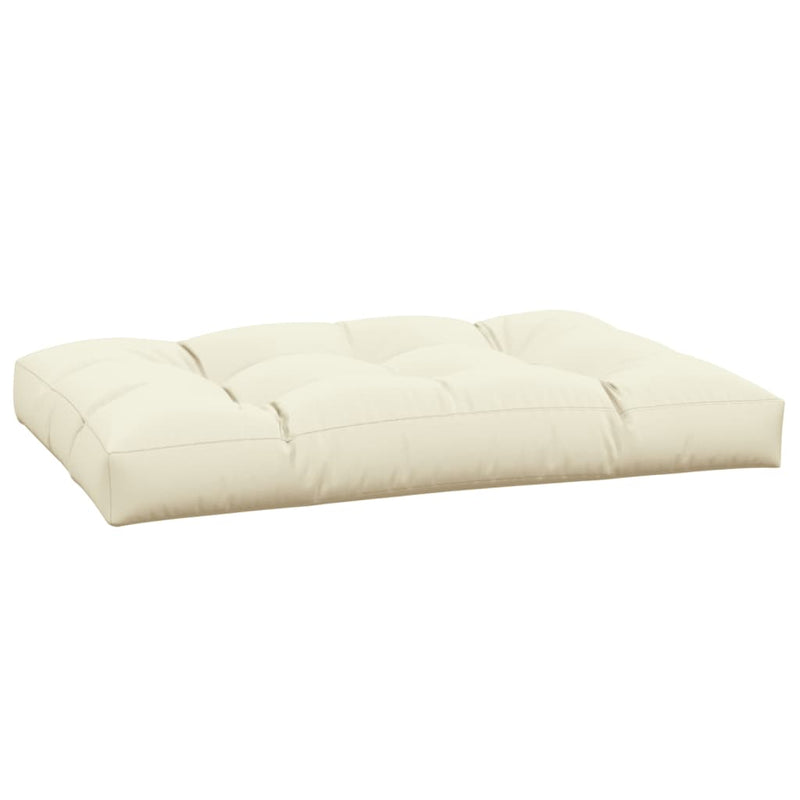 Dealsmate  Pallet Cushion Cream 120x80x12 cm Fabric