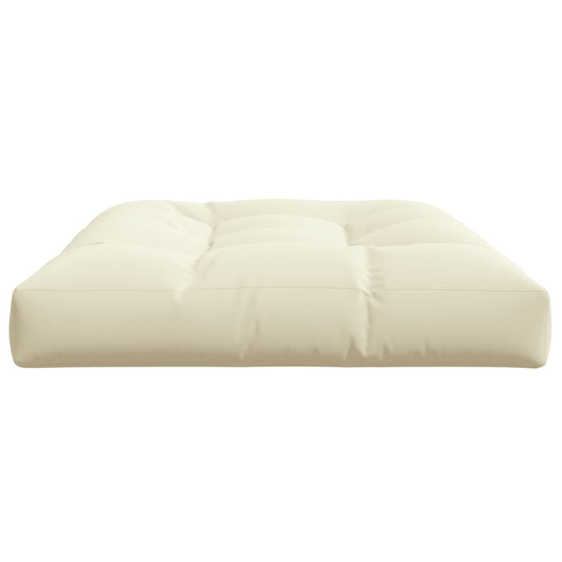 Dealsmate  Pallet Cushion Cream 120x80x12 cm Fabric