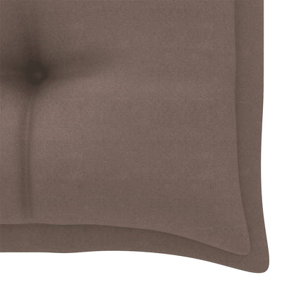 Dealsmate  Garden Bench Cushion Taupe 100x50x7 cm Fabric