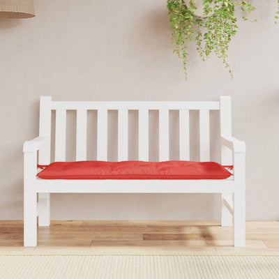 Dealsmate  Garden Bench Cushion Red 120x50x7 cm Oxford Fabric