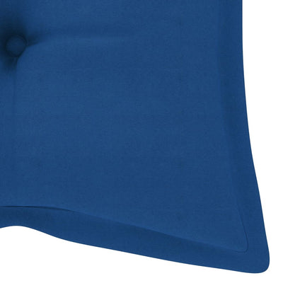 Dealsmate  Garden Bench Cushion Blue 120x50x7 cm Fabric