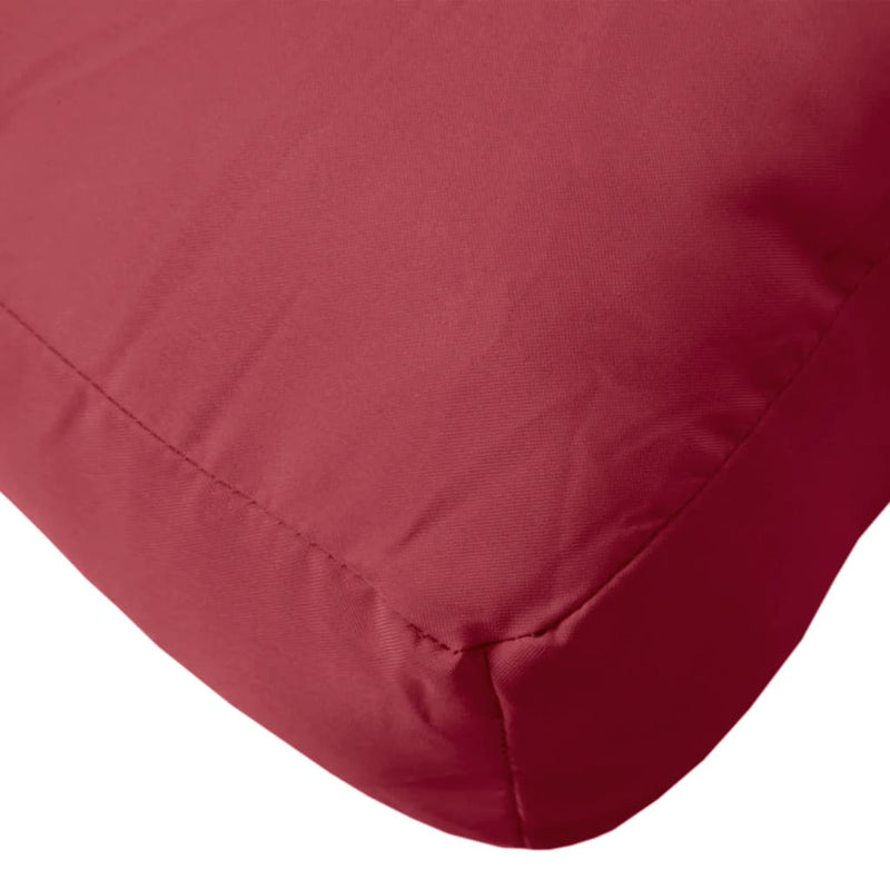 Dealsmate  Pallet Cushions 2 pcs Wine Red Oxford Fabric
