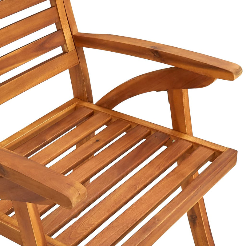 Dealsmate  7 Piece Garden Dining Set Solid Acacia Wood