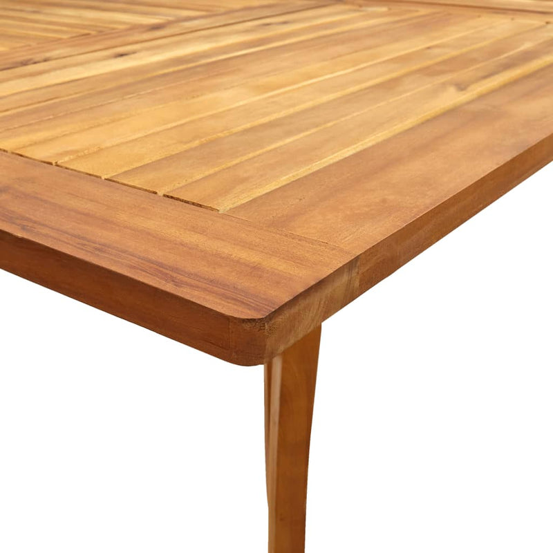 Dealsmate  7 Piece Garden Dining Set Solid Acacia Wood