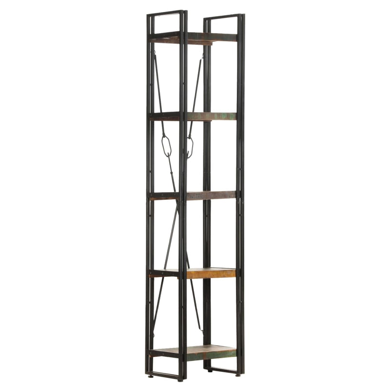 Dealsmate  5-Tier Bookcase 40x30x180 cm Solid Reclaimed Wood