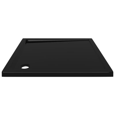 Dealsmate  Square ABS Shower Base Tray Black 90x90 cm