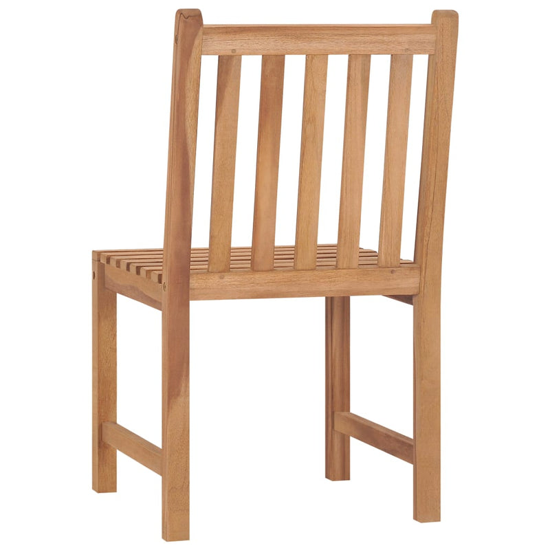 Dealsmate  Garden Chairs 2 pcs Solid Teak Wood
