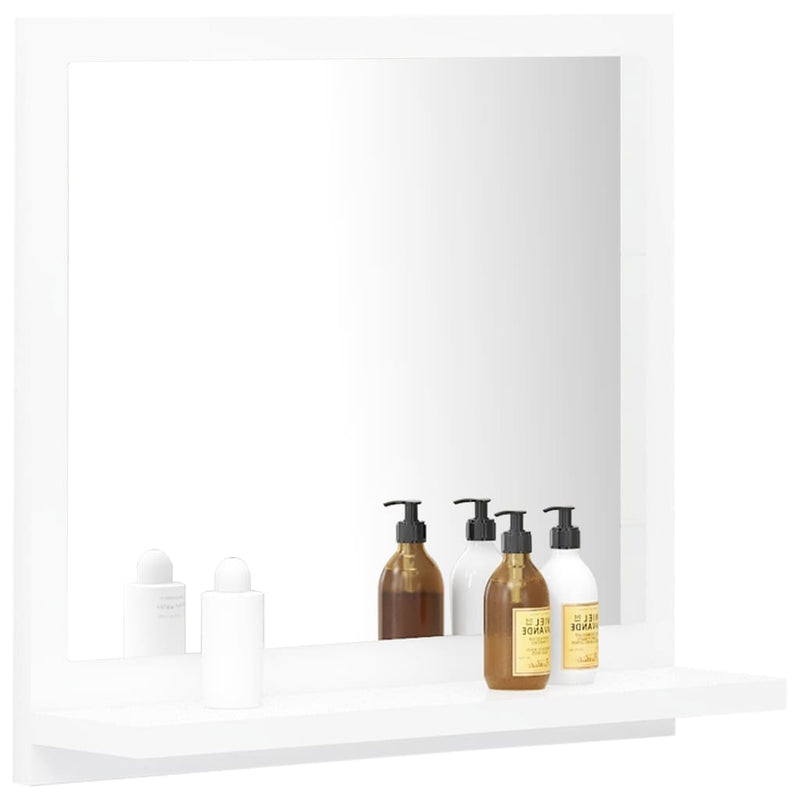 Dealsmate  Bathroom Mirror White 40x10.5x37 cm Engineered Wood