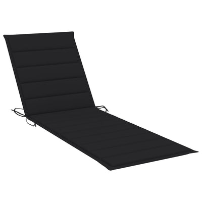 Dealsmate  2-Person Garden Sun Lounger with Cushion Grey Solid Acacia Wood