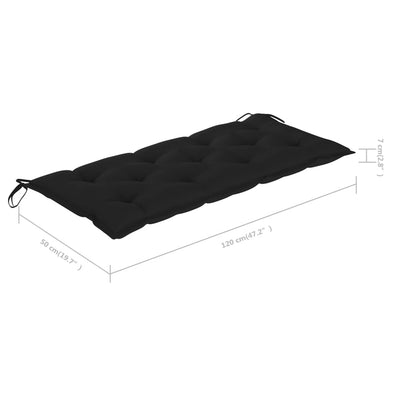 Dealsmate  Garden Bench with Cushions 240 cm Solid Acacia Wood