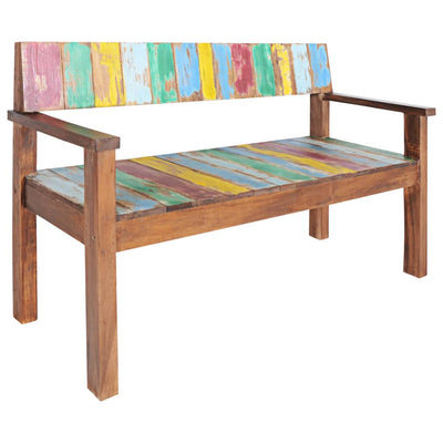 Dealsmate  Bench 115 cm Solid Reclaimed Wood