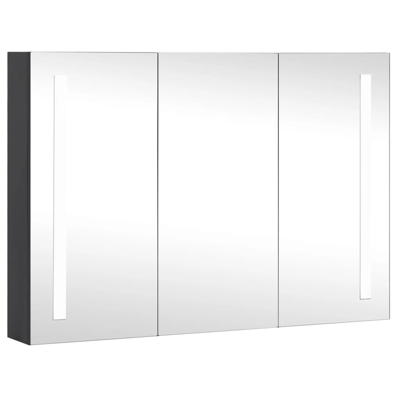 Dealsmate  LED Bathroom Mirror Cabinet 89x14x62 cm
