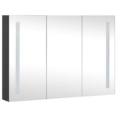 Dealsmate  LED Bathroom Mirror Cabinet 89x14x62 cm