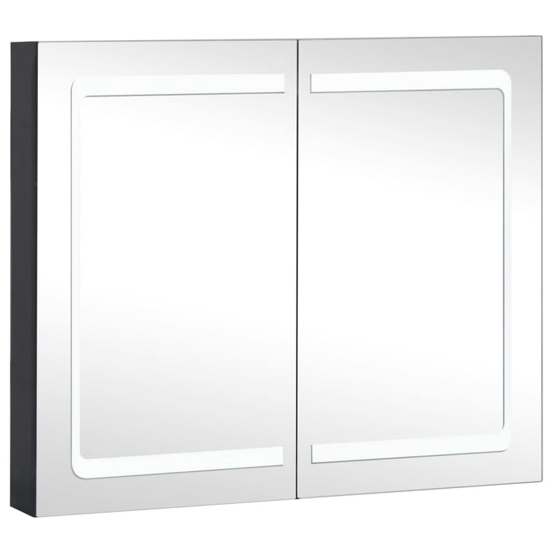 Dealsmate  LED Bathroom Mirror Cabinet 80x12.2x68 cm