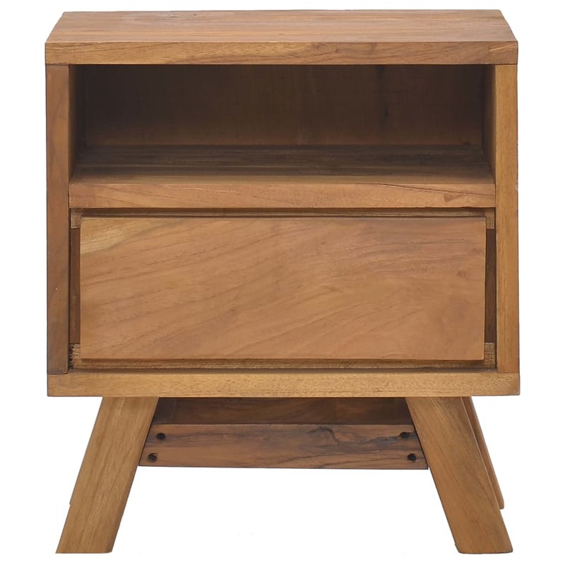 Dealsmate  Bedside Cabinet 40x30x45 cm Solid Teak Wood