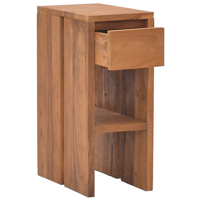Dealsmate  Bedside Cabinet 20x35x50 cm Solid Teak Wood