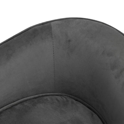 Dealsmate  Dog Sofa Dark Grey 69x49x40 cm Plush and Faux Leather
