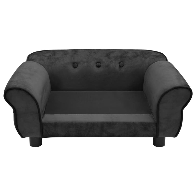 Dealsmate  Dog Sofa Dark Grey 72x45x30 cm Plush