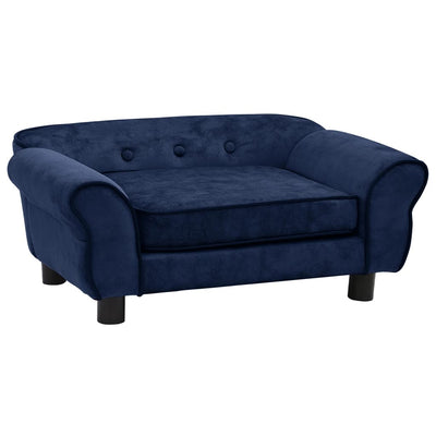 Dealsmate  Dog Sofa Blue 72x45x30 cm Plush