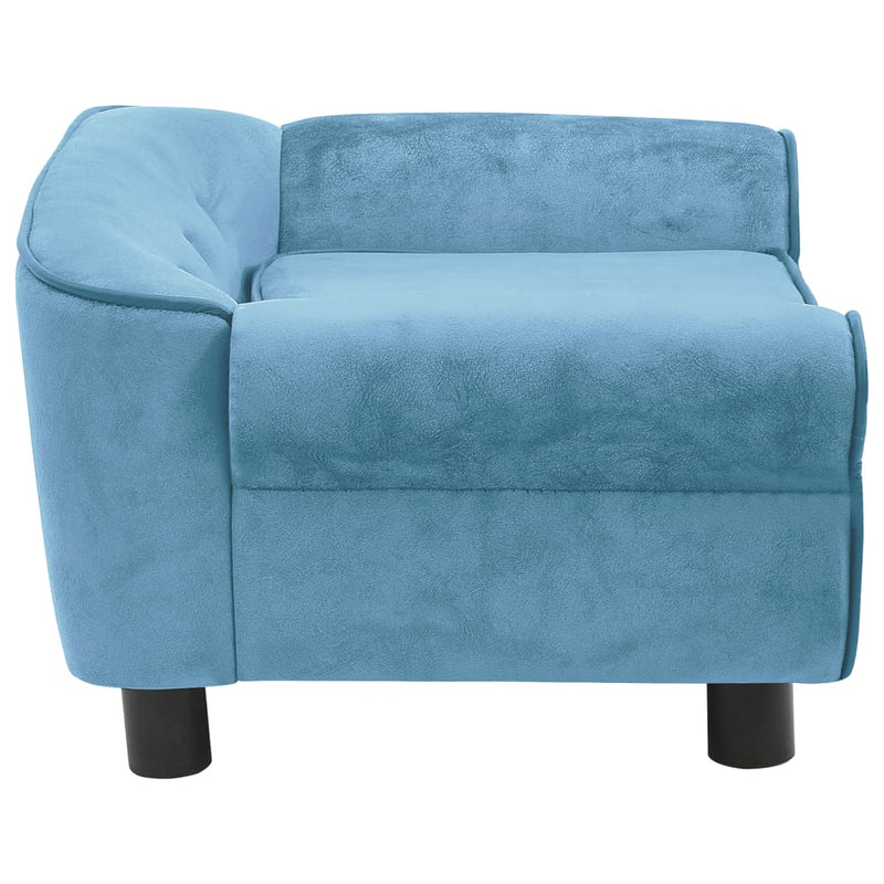 Dealsmate  Dog Sofa Turquoise 72x45x30 cm Plush