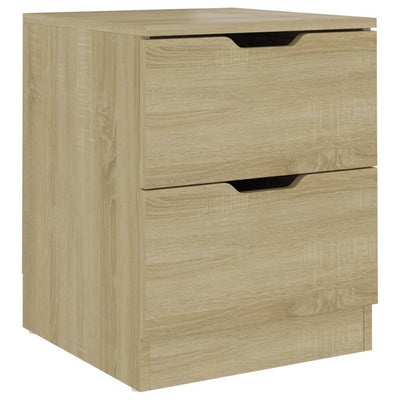 Dealsmate  Bedside Cabinet Sonoma Oak 40x40x50 cm Engineered Wood