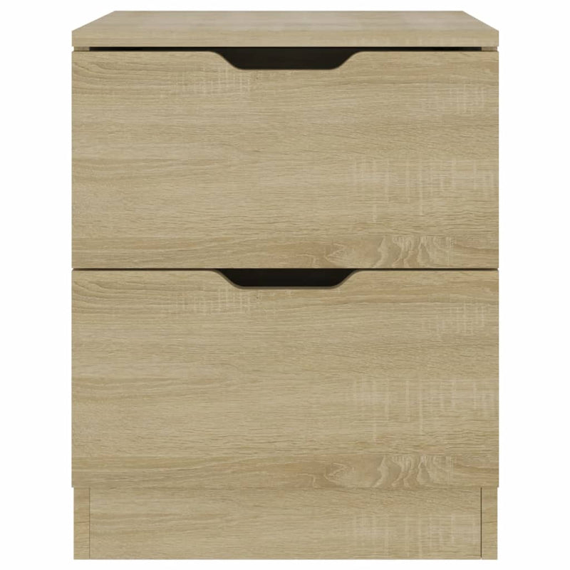 Dealsmate  Bedside Cabinets 2 pcs Sonoma Oak 40x40x50 cm Engineered Wood