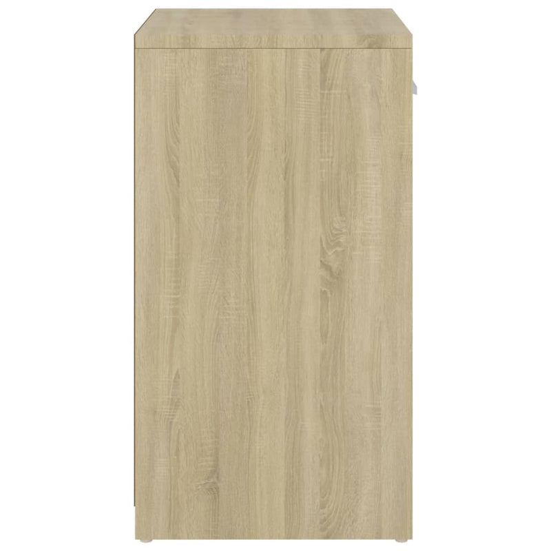 Dealsmate  Shoe Bench Sonoma Oak 94.5x31x57 cm Engineered Wood