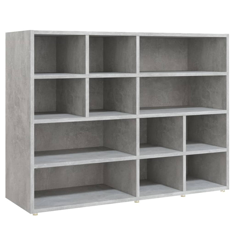 Dealsmate  Side Cabinet Concrete Grey 97x32x72 cm Engineered Wood