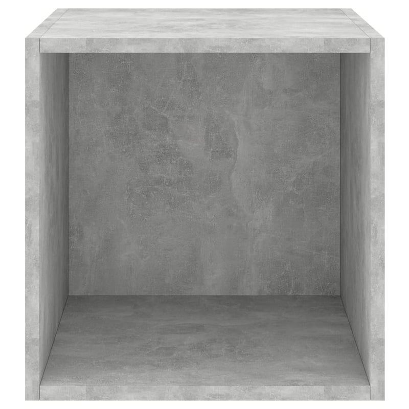 Dealsmate  Wall Cabinet Concrete Grey 37x37x37 cm Engineered Wood