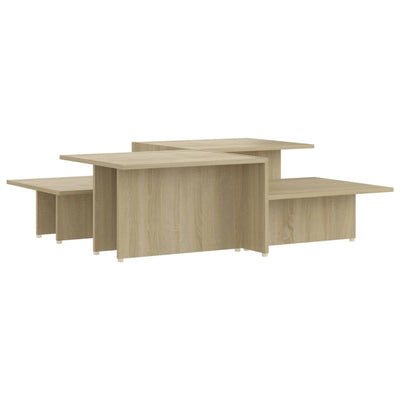 Dealsmate  Coffee Tables 2 pcs Sonoma Oak 111.5x50x33 cm Engineered Wood