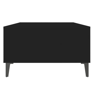 Dealsmate  Coffee Table Black 103.5x60x35 cm Engineered Wood