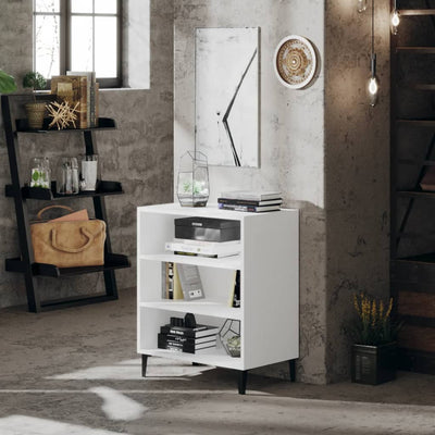 Dealsmate  Sideboard White 57x35x70 cm Engineered Wood